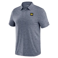Men's J. Palmer  Heather Navy Michigan Wolverines Four Down Polo