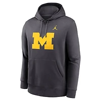 Sweat à capuche en polaire Jordan Brand Maize Michigan Wolverines Primetime Club pour homme