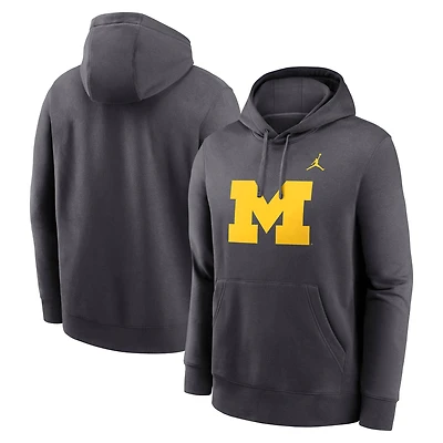Men's Jordan Brand Maize Michigan Wolverines Primetime Club Fleece Pullover Hoodie