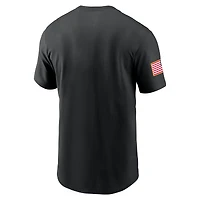 Men's Jordan Brand Black Michigan Wolverines 2025 Military Appreciation Dri-FIT T-Shirt