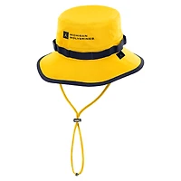 Men's Jordan Brand Gold Michigan Wolverines 2026 Sideline Apex Boonie Bucket Hat