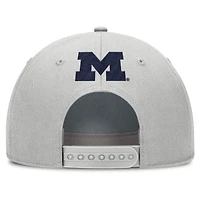Casquette ajustable Jordan Brand Michigan Wolverines 2025 Sideline Dust pour homme, grise
