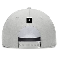 Men's Jordan Brand  Gray Michigan Wolverines 2026 Sideline Dri-FIT Rise Adjustable Hat