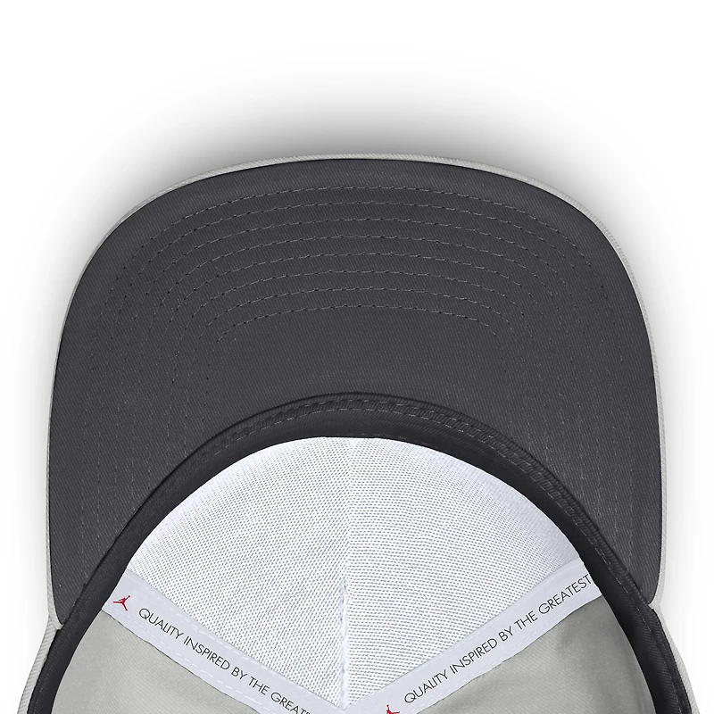 Men's Jordan Brand Gray Michigan Wolverines 2026 Sideline Dri-FIT Rise Adjustable Hat