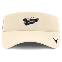 Visière ajustable Jordan Brand Natural Michigan Wolverines Primetime Ace pour homme