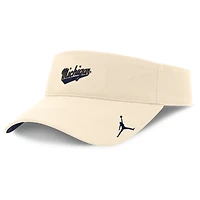 Men's Jordan Brand Natural Michigan Wolverines Primetime Ace Adjustable Visor