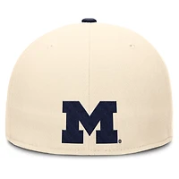Casquette ajustée Jordan Brand Natural Michigan Wolverines Primetime True Performance pour homme