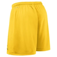 Men's Jordan Brand Navy/Maize Michigan Wolverines 2025 Sideline Reversible Performance Shorts