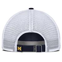 Men's Jordan Brand Navy Michigan Wolverines 2025 Gameday On-Field Club Adjustable Trucker Hat