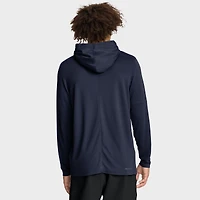 Men's Jordan Brand Navy Michigan Wolverines 2025 Sideline Dri-FIT Long Sleeve Hoodie T-Shirt