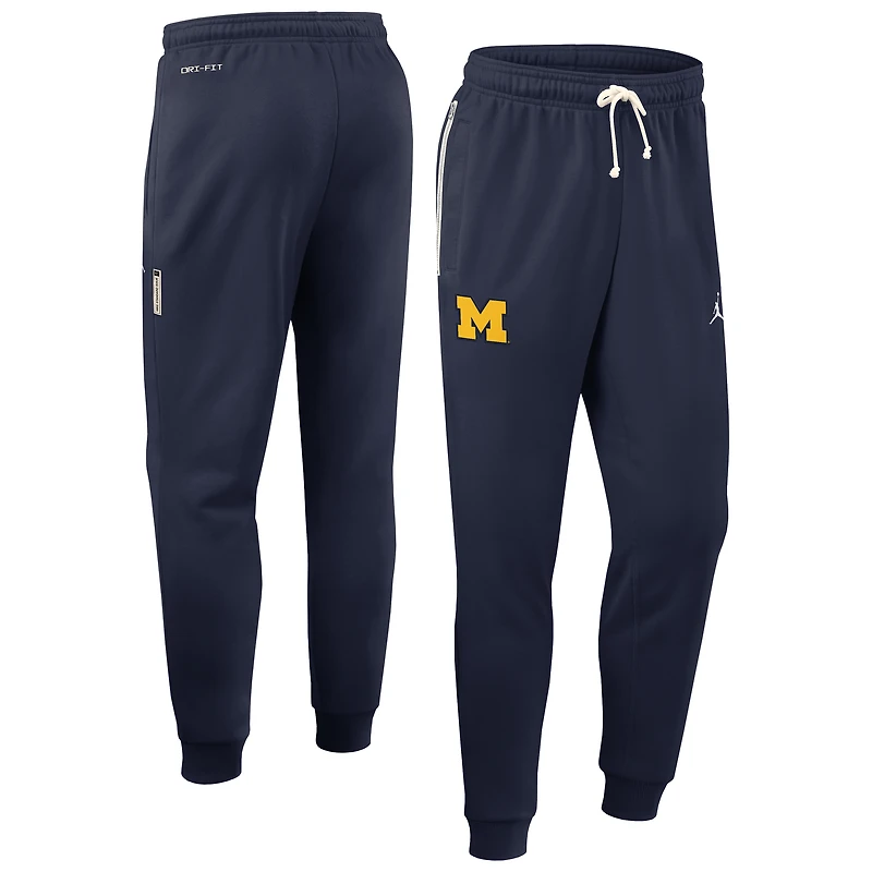 Pantalon fuselé Jordan Brand bleu marine Michigan Wolverines 2025 Performance pour homme