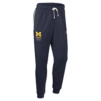 Pantalon Jordan Brand Navy Michigan Wolverines 2026 Sideline Standard Issue Dri-FIT Taper pour homme