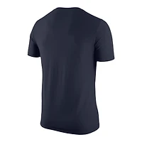 T-shirt avec logo de basket-ball Jordan Brand pour hommes, bleu marine, Michigan Wolverines