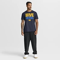 Men's Jordan Brand Navy Michigan Wolverines Campus Local Madness T-Shirt