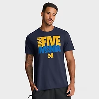 Men's Jordan Brand Navy Michigan Wolverines Campus Local Madness T-Shirt