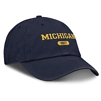 Casquette ajustable Jordan Brand bleu marine Michigan Wolverines Club pour homme