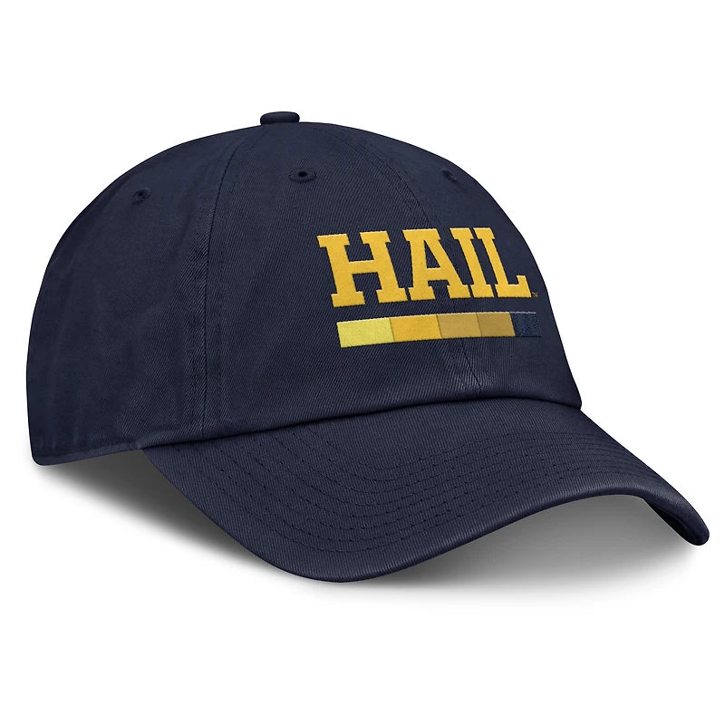 Men's Jordan Brand Navy Michigan Wolverines Club Campus Adjustable Hat