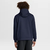 Men's Jordan Brand Navy Michigan Wolverines Coaches Premium Dri-FIT Quarter-Zip Hoodie