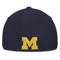 Men's Jordan Brand Navy Michigan Wolverines Gameday Aerobill Swooshflex Dri-FIT Hat