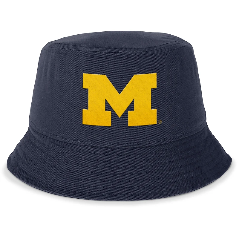 Chapeau bob Jordan Brand bleu marine Michigan Wolverines Local Apex pour hommes
