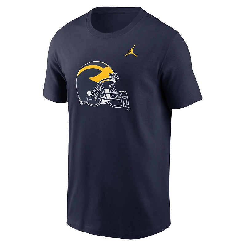 Men's Jordan Brand Anthracite Michigan Wolverines Primetime Alternate Logo T-Shirt