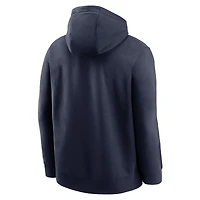 Men's Jordan Brand Navy Michigan Wolverines Primetime Club Fleece Pullover Hoodie