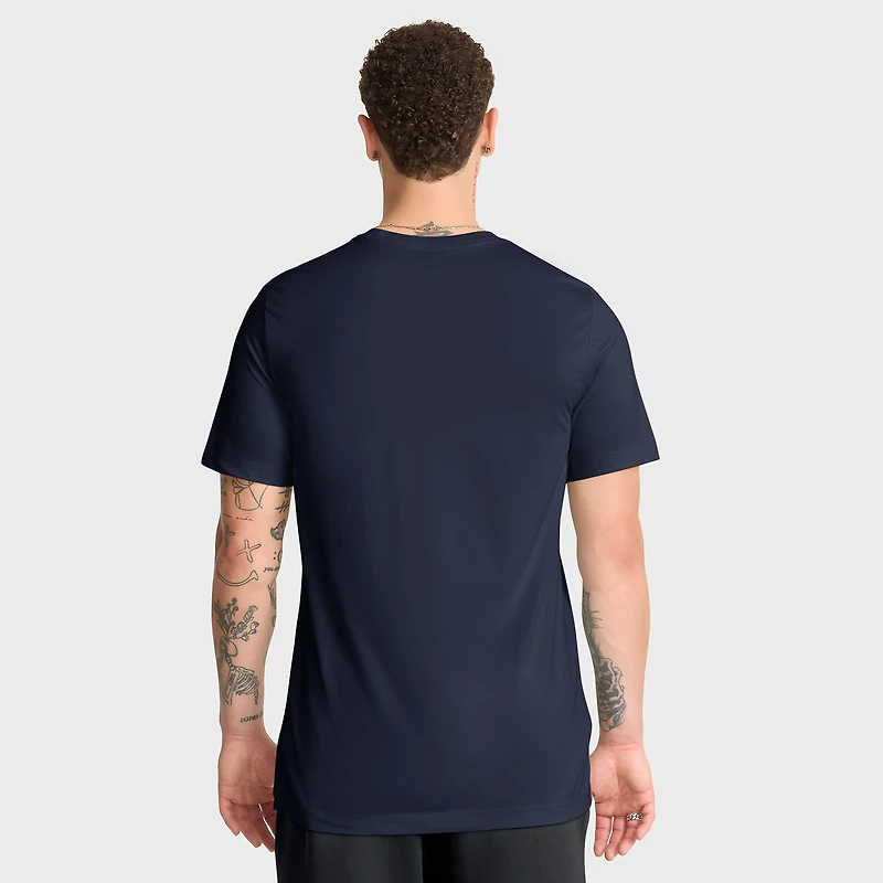 Men's Jordan Brand Navy Michigan Wolverines Primetime Legend Football Icon Dri-FIT T-Shirt