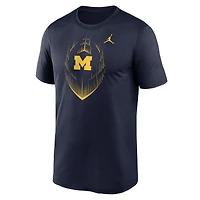 Men's Jordan Brand Maize Michigan Wolverines Primetime Legend Icon Performance T-Shirt