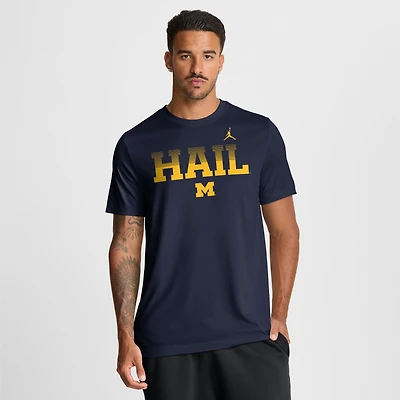 Men's Jordan Brand Navy Michigan Wolverines Primetime Legend Kinetic Mantra Dri-FIT T-Shirt