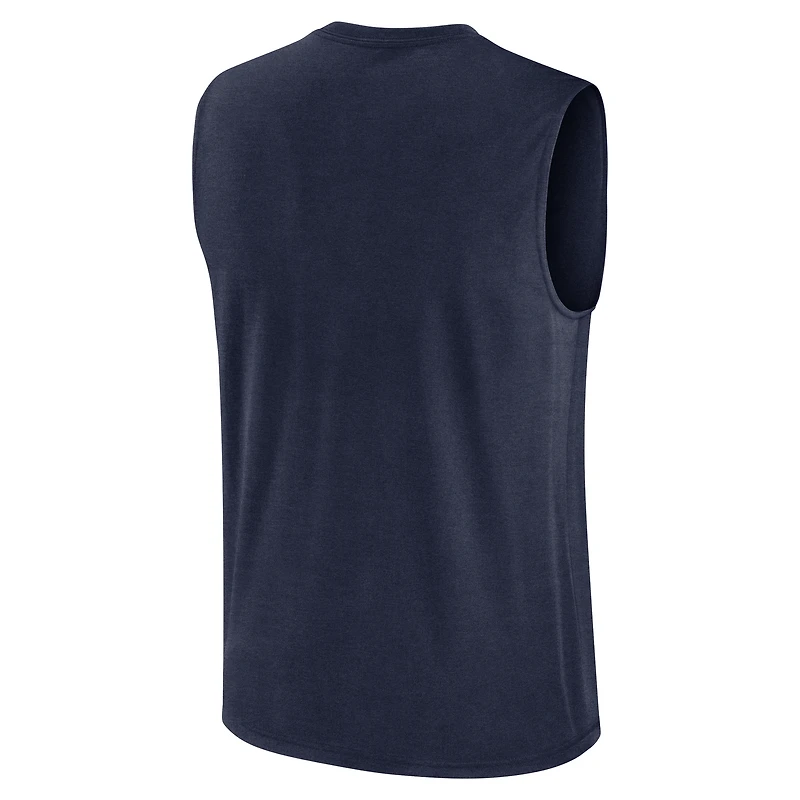 Men's Jordan Brand Navy Michigan Wolverines Primetime Tricode Legend Dri-FIT Tank Top