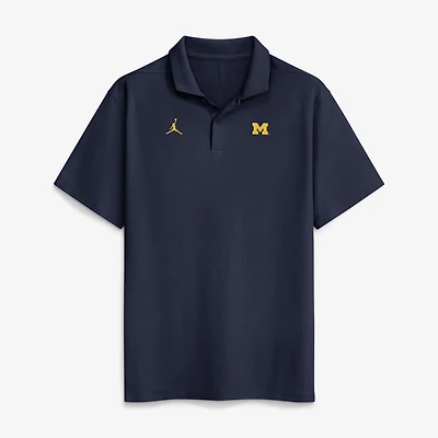 Men's Jordan Brand Navy Michigan Wolverines Primetime Victory Plus Dri-FIT Polo