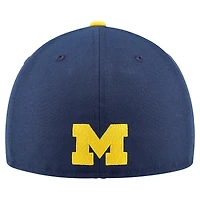 Men's Jordan Brand  Navy Michigan Wolverines True Primetime Performance Fitted Hat