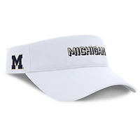 Visière ajustable Jordan Brand blanche Michigan Wolverines 2025 pour homme