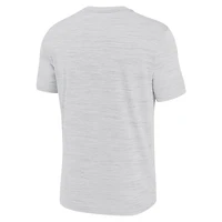 Men's Jordan Brand White Michigan Wolverines Campus Slant Velocity Performance T-Shirt