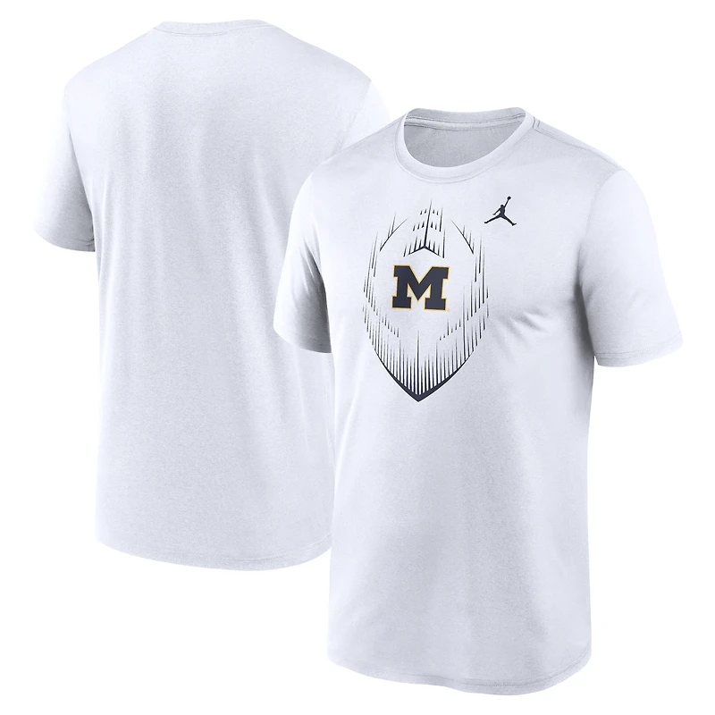 Men's Jordan Brand Maize Michigan Wolverines Primetime Legend Icon Performance T-Shirt
