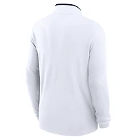 Sweat-shirt à demi-zip blanc Jordan Brand pour homme des Michigan Wolverines Victory