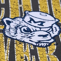 Men's Mitchell & Ness Charcoal Michigan Wolverines Downtown Fleece Sweatshirt