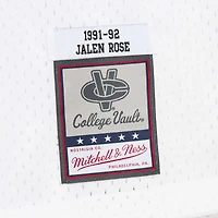 Men's Mitchell & Ness Jalen Rose White Michigan Wolverines 1991/92 Swingman Player Jersey