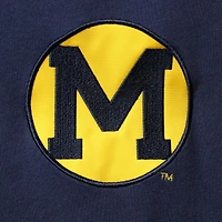 Men's Mitchell & Ness Navy/Maize Michigan Wolverines Play By 2.0 T-Shirt