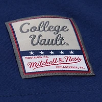 Men's Mitchell & Ness Navy Michigan Wolverines Double Clutch Premium T-Shirt