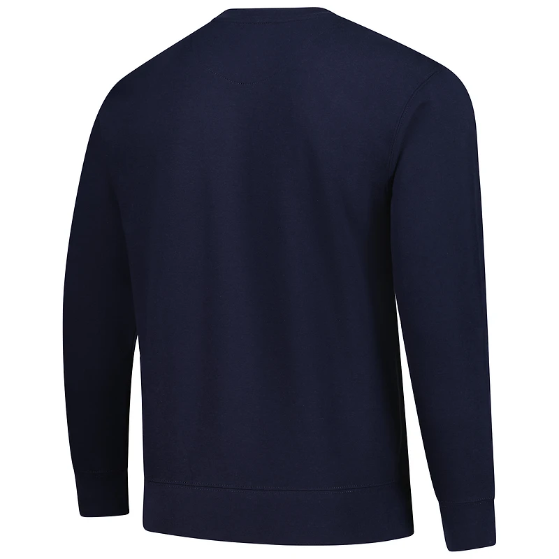 Sweat-shirt à capuche bleu marine Michigan Wolverines Elite Script pour homme de Mitchell & Ness