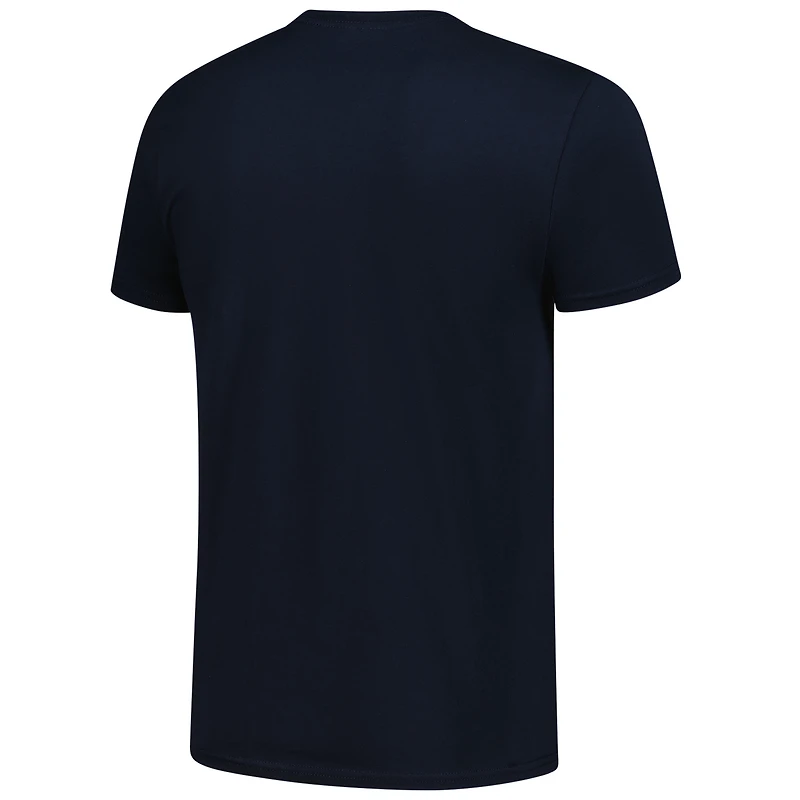T-shirt bleu marine avec inscription Elite des Michigan Wolverines de Mitchell & Ness pour homme