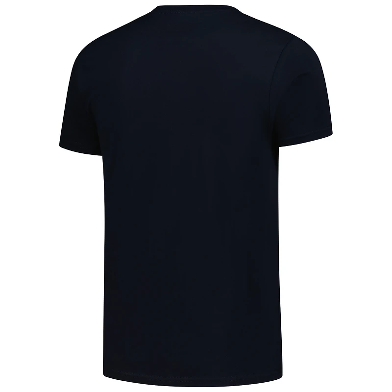 T-shirt bleu marine délavé au minéral Michigan Wolverines de Mitchell & Ness pour homme