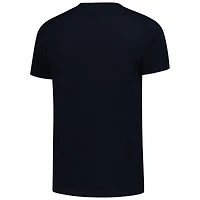 T-shirt bleu marine délavé au minéral Michigan Wolverines de Mitchell & Ness pour homme