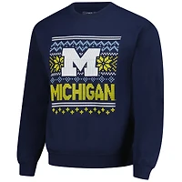 Sweat-shirt polaire bleu marine pour homme Michigan Wolverines