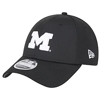 Casquette ajustable extensible à boutons-pression Pivot 9FORTY Michigan Wolverines noire New Era pour homme