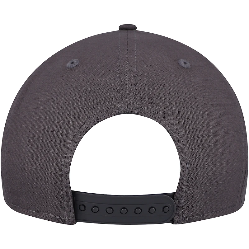 Men's New Era Charcoal Michigan Wolverines Team Elevated 9SEVENTY Stretch-Snap Adjustable Hat