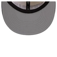 Men's New Era  Cream/Navy Michigan Wolverines Two-Tone Script 59FIFTY Fitted Hat