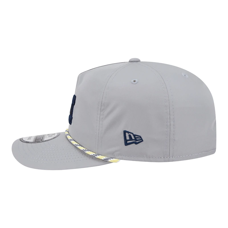 Men's New Era Gray Michigan Wolverines 19TWENTY Adjustable Hat
