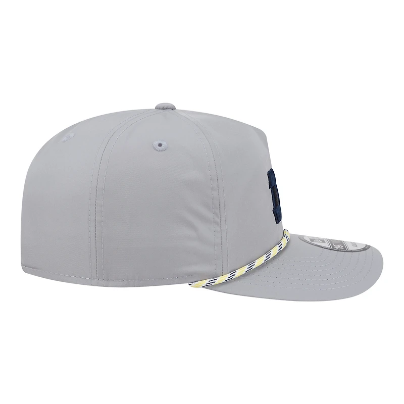 Casquette ajustable New Era grise Michigan Wolverines 19TWENTY pour homme